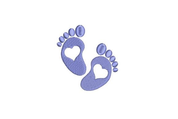 Baby Feet with Hearts Embroidery Design Review
