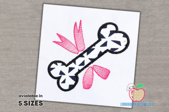 Bone Applique Design: A Seasonal Embroidery Gem