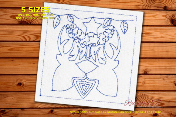 Buck Deer Lineart: A Seasonal Embroidery Design Review