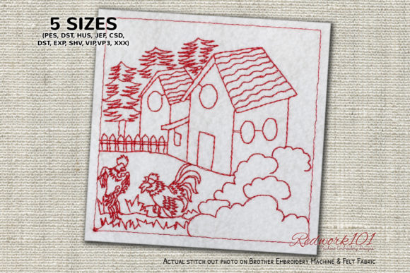 Chicken Fights on the Ground of Home: A Playful Embroidery Design Review