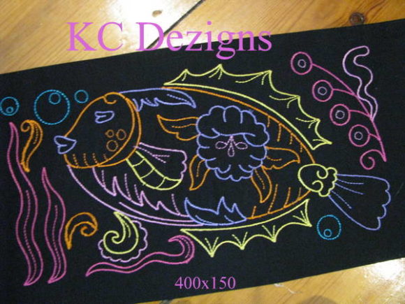 Colourline Fish 10 Embroidery Design Review