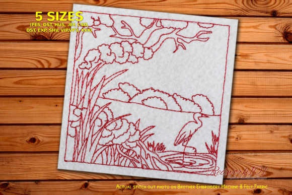 Egret Water Bird Standing in Water Review for Craft Fair Products