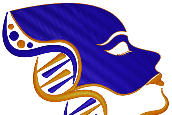 Face with DNA Hair Embroidery Design Review