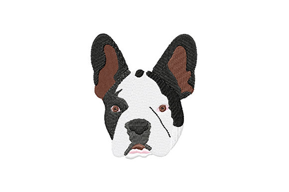 French Bulldog Head Embroidery Design Review