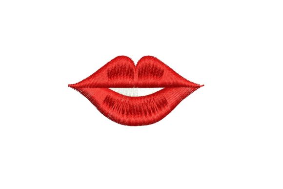 Lips Design: A Versatile Embroidery Asset for Heartfelt Projects