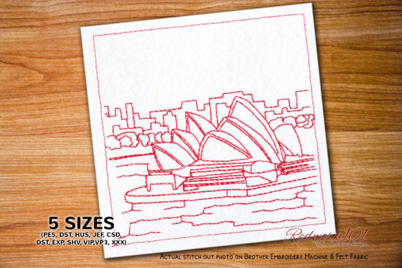 Opera House Sydney, Australia Embroidery Design Review
