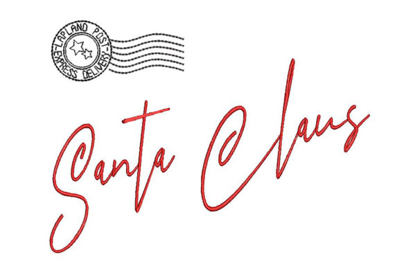 Santa Signature and Stamp Embroidery Review