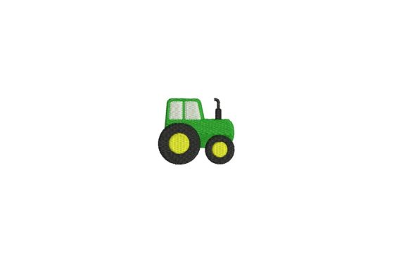 Tractor Design: A Charming Embroidery for Personalized Gifts