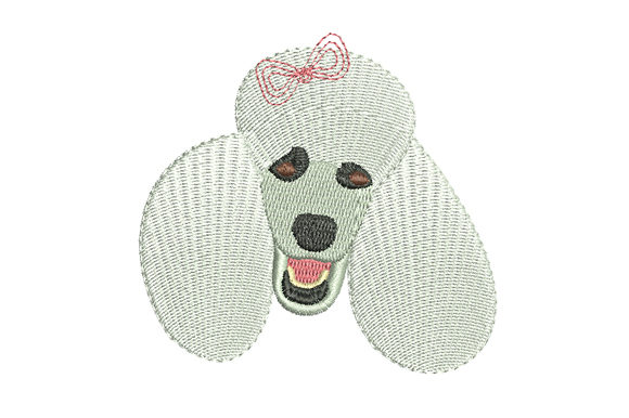 White Poodle Dog Head: A Design Review for Boutique Sweatshirts